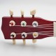 Medinė gitara vaikams, natūrali, 21 colio, 6 stygos Viga