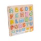 Medinė Montessori dėlionė Abėcėlės raidžių ir žodžių mokymasis, 27 vnt. CLASSIC WORLD