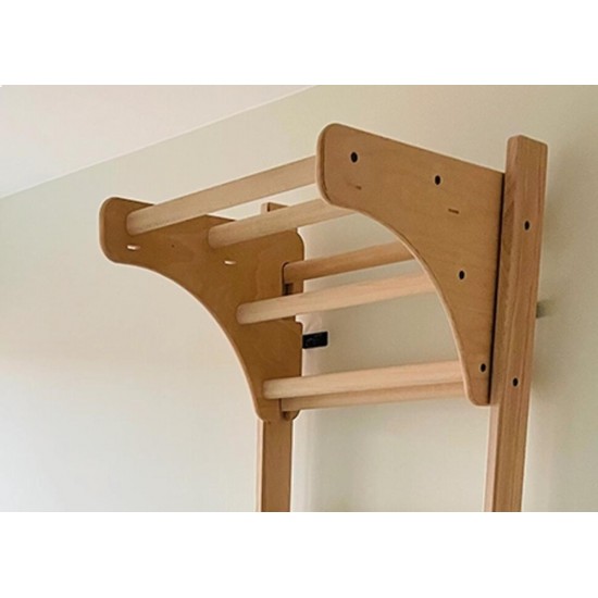 Medinė prisitraukimų skersinis švediškai sienelei 65 cm