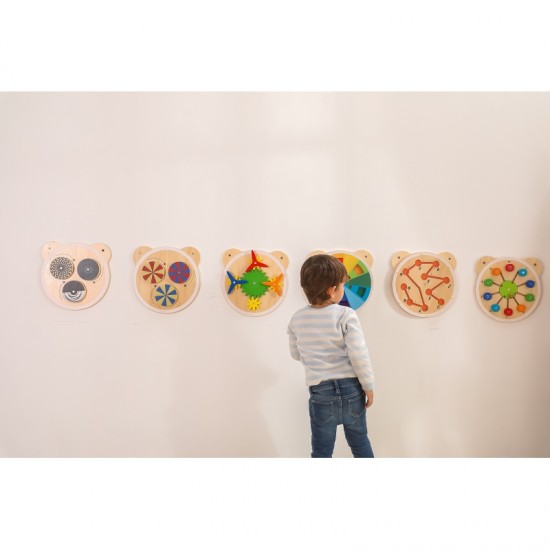 Medinė rungtynių skaičių lenta, sertifikuota FSC Montessori VIGA