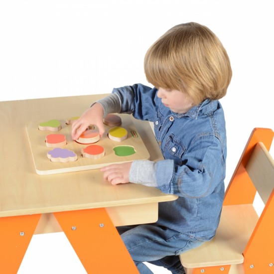 Medinė Spalvotų Vaisių Formos Rūšiavimo Priemonė Masterkidz Medinė Spalvotų Vaisių Formos Rūšiavimo Priemonė Masterkidz