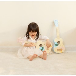 Medinė ukulelė vaikams, rožinė CLASSIC WORLD