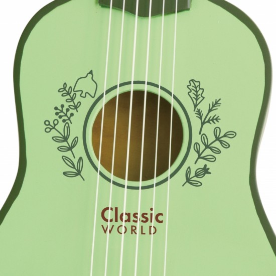 Medinė vintažinė gitara vaikams nuo 3 metų CLASSIC WORLD