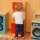 Medinė virtuvės lentyna, virtuvės spintelė + mikrobangų krosnelė MASTERKIDZ