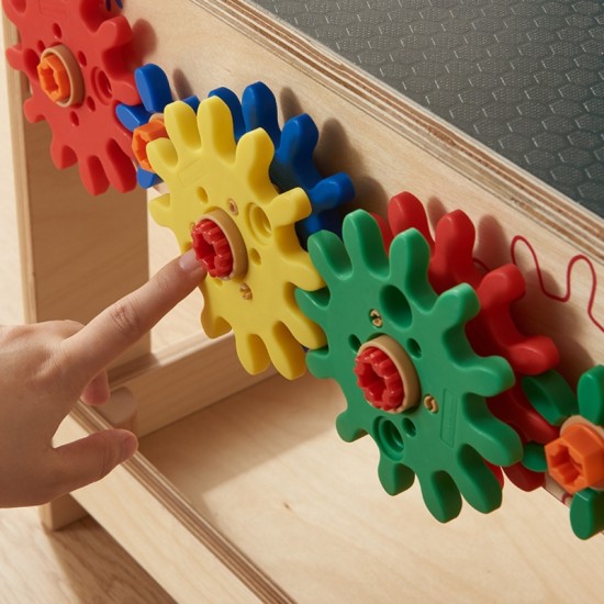 Medinės dirbtuvės XXL Montessori STEM su įrankiais MASTERKIDZ