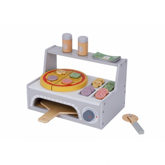Medinės picos krosnies priedai TOOKY TOY ŽAISLŲ PICERIA