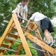 Medines žaidimų aikštelės XL Montessori laipiojimo kopėčių komplektas CLASSIC WORLD EDU