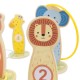 Mediniai įgūdžių žaidimo lankai „Mėtyk į taikinį“, 15 vnt. TOOKY TOY
