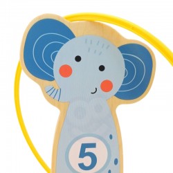 Mediniai įgūdžių žaidimo lankai „Mėtyk į taikinį“, 15 vnt. TOOKY TOY