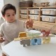 Mediniai kaladėlės Dėlionė Gyvūnai Montessori 9 vnt. TOOKY TOY