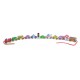 Mediniai susipynę siūlai, suvarstomi Montessori automobiliai „Viga“