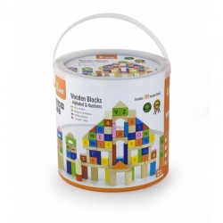 Medininės Edukacinės Kaladėlės Viga Toys