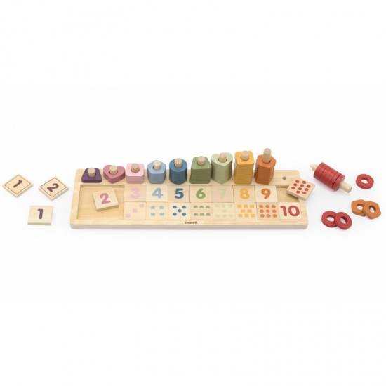 Medinis Abacus Montessori numerių rūšiuotojas VIGA PolarB