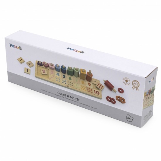 Medinis Abacus Montessori numerių rūšiuotojas VIGA PolarB