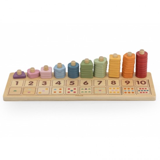 Medinis Abacus Montessori numerių rūšiuotojas VIGA PolarB