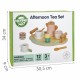 Medinis arbatos ir kavos rinkinys, 12 vnt., FSC WOOPIE GREEN