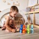 Medinis boulingas vaikams, 6 vnt. + kamuoliukas TOOKY TOY