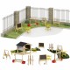Medinis edukacinis molbertas CLASSIC WORLD EDU