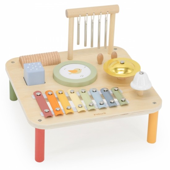 Medinis edukacinis muzikinis sensorinis stalas 7in1 Viga