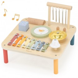Medinis edukacinis muzikinis sensorinis stalas 7in1 Viga