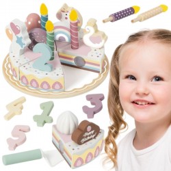 Medinis gimtadienio tortas su pjaustomu lipduku TOOKY TOY