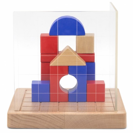 Medinis konstruktorius 3D Montessori kaladėlės VIGA