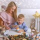 Medinis lavinamasis žaislas VIGA PolarB Medinė piramidė + plaktukas Montessori