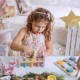 Medinis lavinamasis žaislas VIGA PolarB Medinė piramidė + plaktukas Montessori