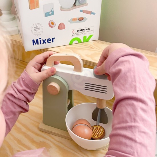 Medinis maišytuvas pastelinių aksesuarų rinkinys TOOKY TOY