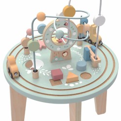 Medinis Montessori veiklos stalas su variklio kilpa TOOKY TOY