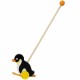 Medinis pingvinų stūmiklis „Viga Toys“