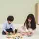 Medinis spalvų derinimo žaidimas „Pevo uodega Montessori“ + kortelės VIGA