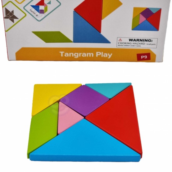 Medinis tangramų dėlionė TOOKY TOY