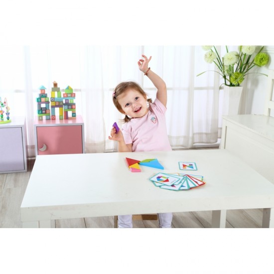 Medinis tangramų dėlionė TOOKY TOY