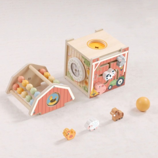Medinis tvarto veiklos rūšiuoklis Montessori abakusas TOOKY TOY