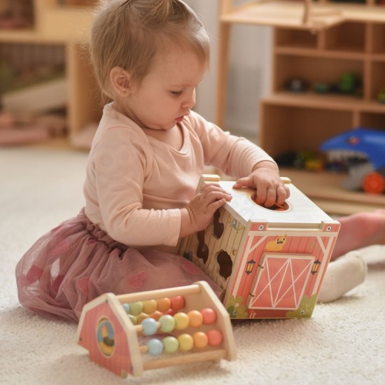 Medinis tvarto veiklos rūšiuoklis Montessori abakusas TOOKY TOY