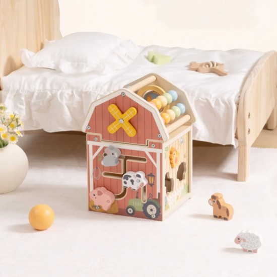 Medinis tvarto veiklos rūšiuoklis Montessori abakusas TOOKY TOY