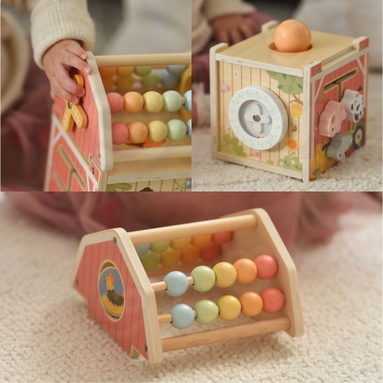 Medinis tvarto veiklos rūšiuoklis Montessori abakusas TOOKY TOY