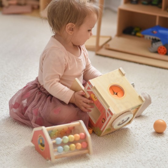 Medinis tvarto veiklos rūšiuoklis Montessori abakusas TOOKY TOY