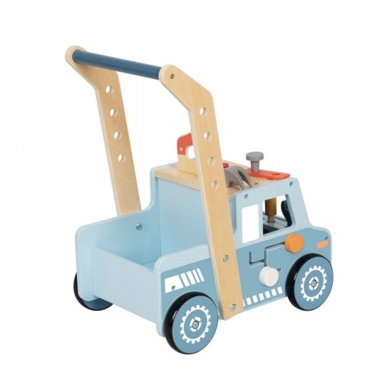 Medinis vaikštynės automobilis mini STEM dirbtuvės TOOKY TOY