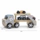 Medinis Vilkikas Su Žaisliniais Automobiliais VIGA PolarB Montessori