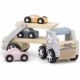 Medinis Vilkikas Su Žaisliniais Automobiliais VIGA PolarB Montessori
