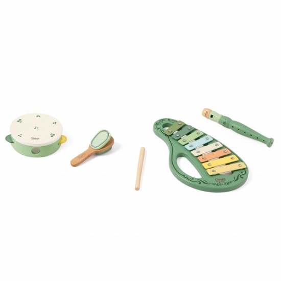 Medinis vintažinis muzikos instrumentų rinkinys, 18 ms+ CLASSIC WORLD