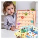 Medinis žaidimas „Mokomės skaičiuoti gyvūnus“ TOOKY TOY