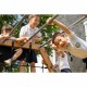Medinis žaidimų aikštelės XXL šešiakampis laipiojimo komplektas CLASSIC WORLD EDU