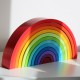 Medinių Kaladėlių Dėlionė TOOKY TOY Montessori Rainbow