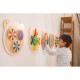 Medinių lentų spalvos FSC Montessori sertifikatas VIGA