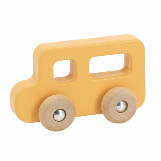 Medinių spalvingų transporto priemonių rinkinys, 4 vnt., iš „PolarB“ serijos VIGA