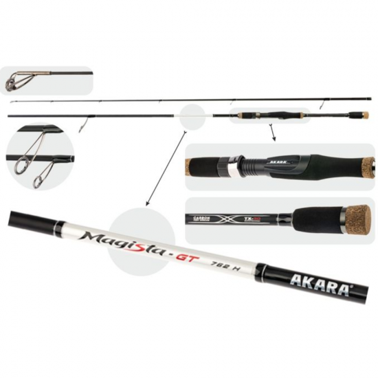 Meškerė Akara MAGISTA-GT H TX-30 2X ilgis 228cm testas 21 - 62 g Meškerė Akara MAGISTA-GT H TX-30 2X ilgis 228cm testas 21 - 62 g