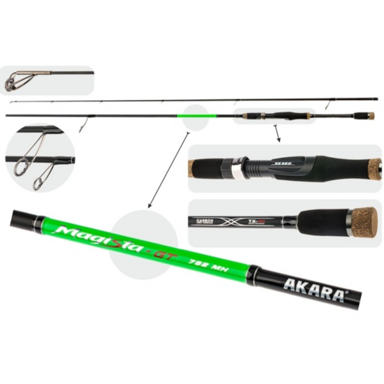 Meškerė Akara MAGISTA-GT MH TX-30 2X ilgis 270 cm testas 10,5 - 35 g Meškerė Akara MAGISTA-GT MH TX-30 2X ilgis 270 cm testas 10,5 - 35 g